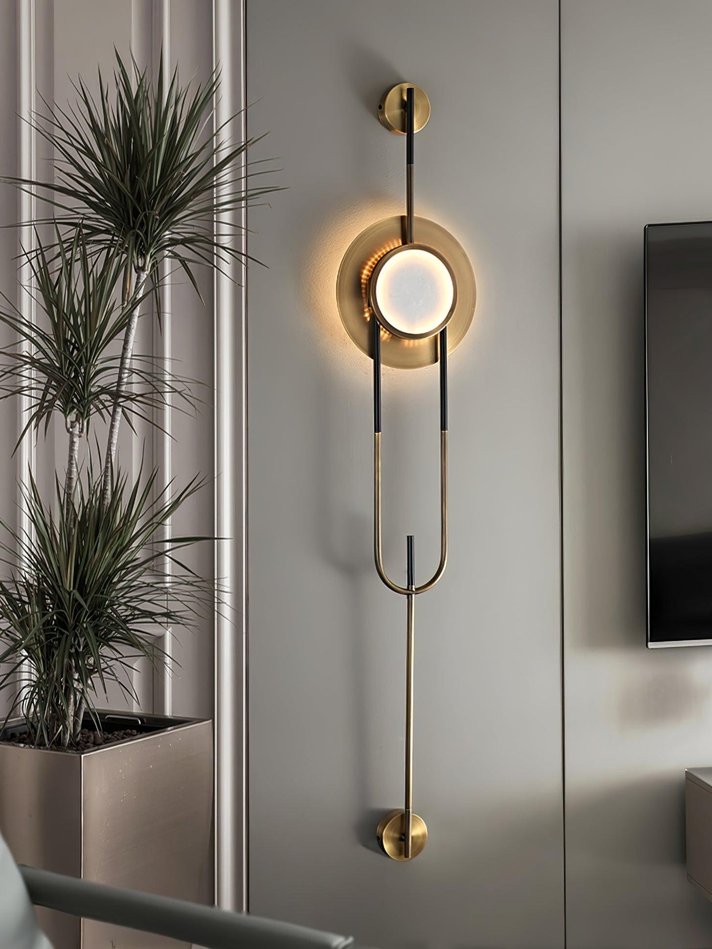Circular Marble Wall Light - YIOSI