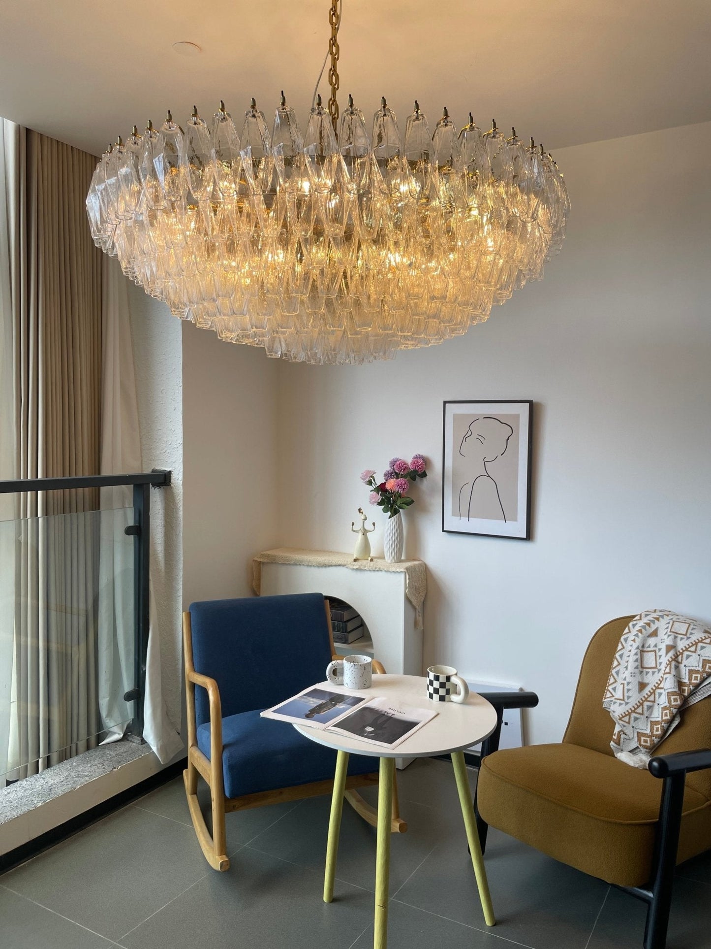 Clear Sorrento Chandelier - YIOSI