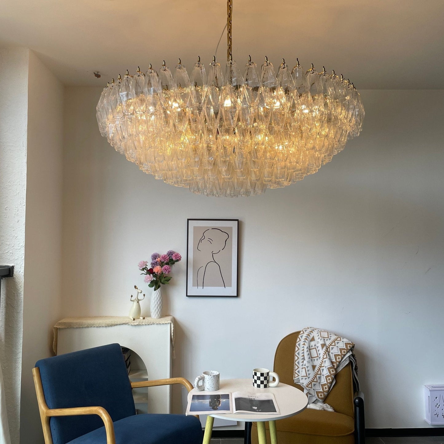 Clear Sorrento Chandelier - YIOSI