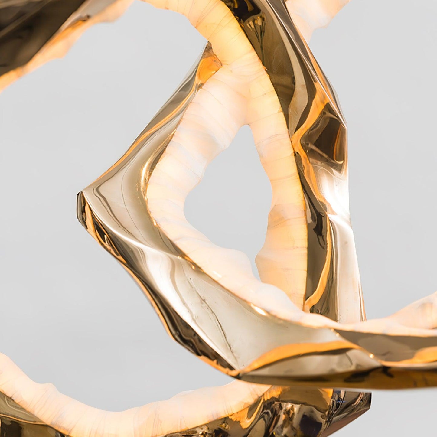 Cloud Rings Series Brass Chandelier - YIOSI