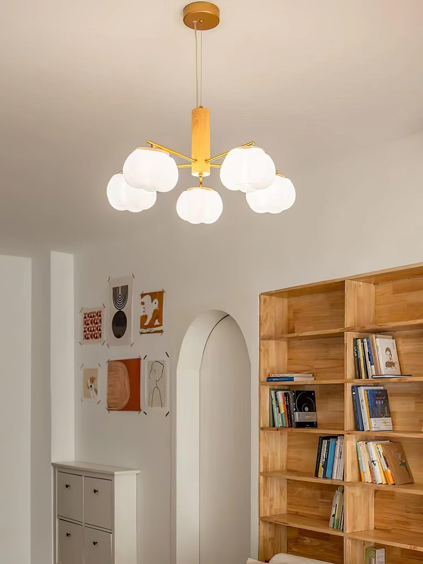 Cotton Balls Chandelier - YIOSI