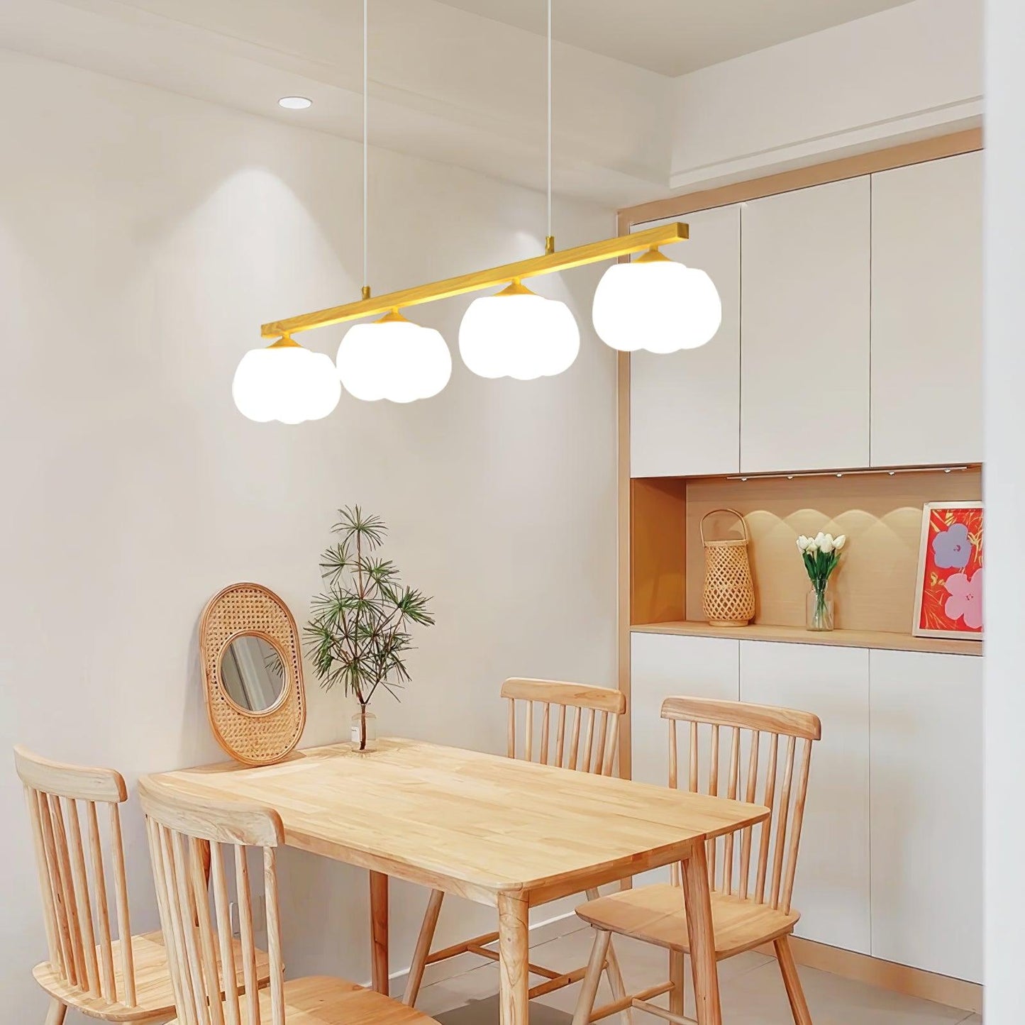 Cotton Balls Chandelier - YIOSI