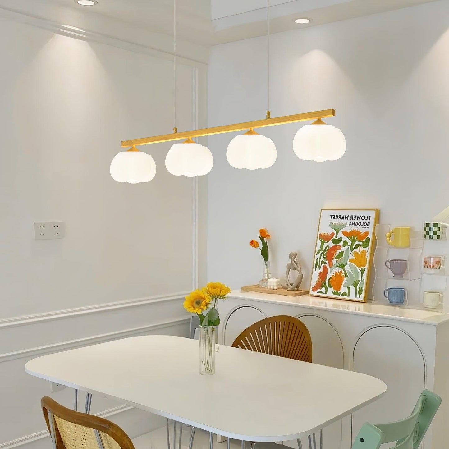 Cotton Balls Chandelier - YIOSI
