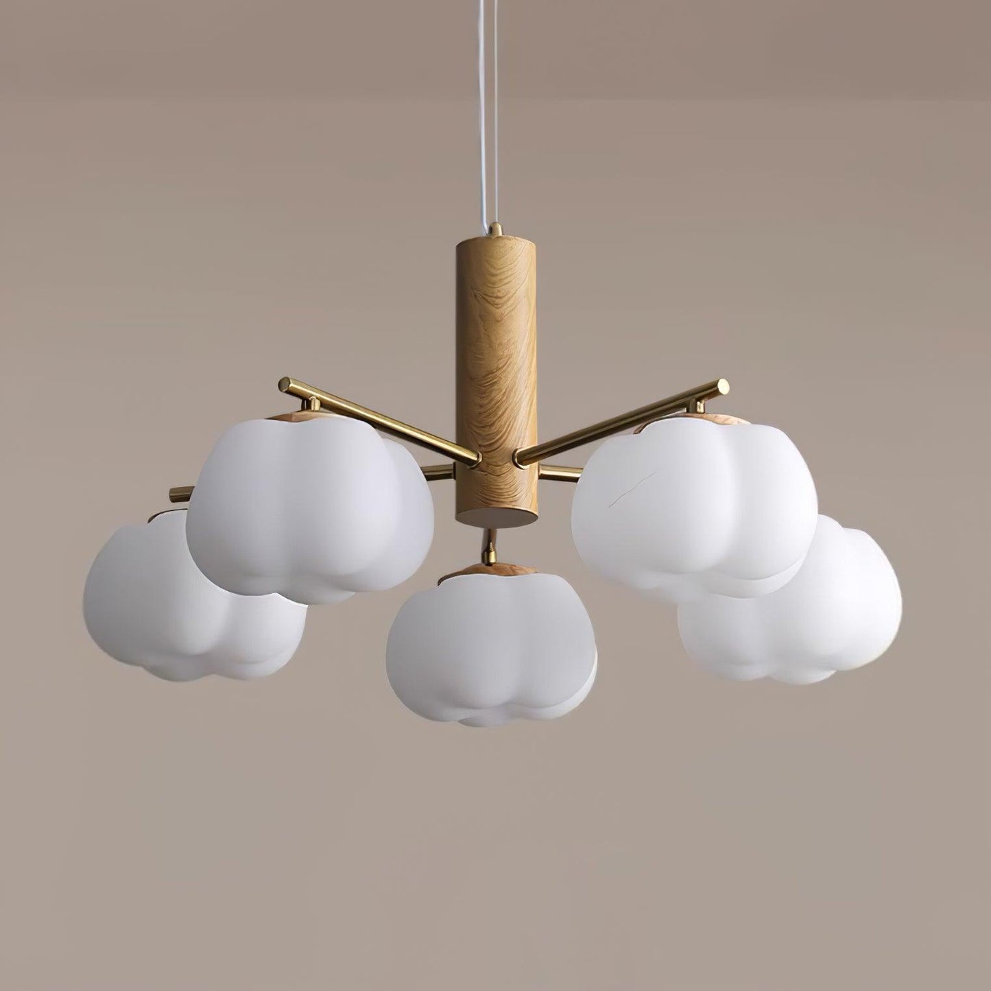 Cotton Balls Chandelier - YIOSI