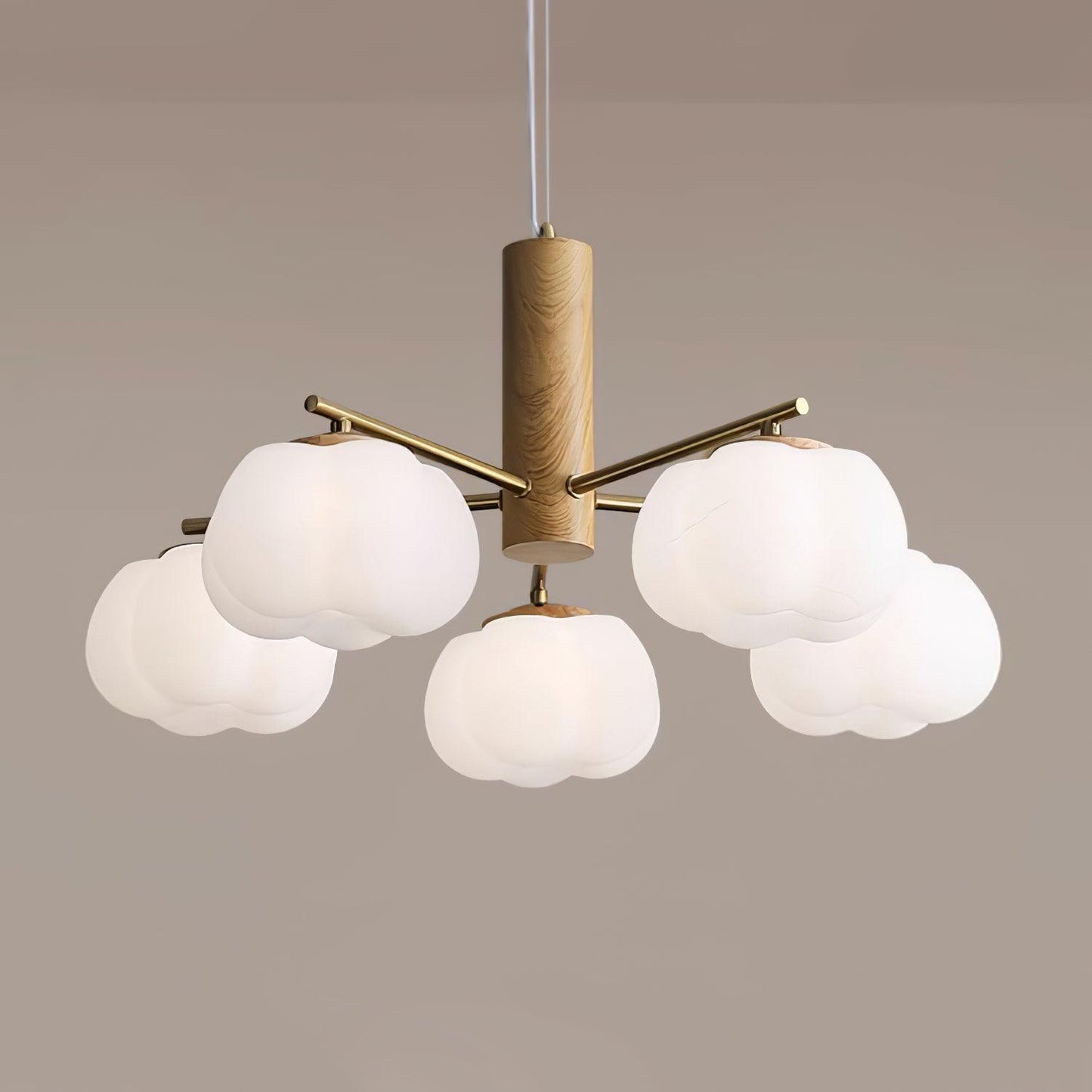 Cotton Balls Chandelier - YIOSI