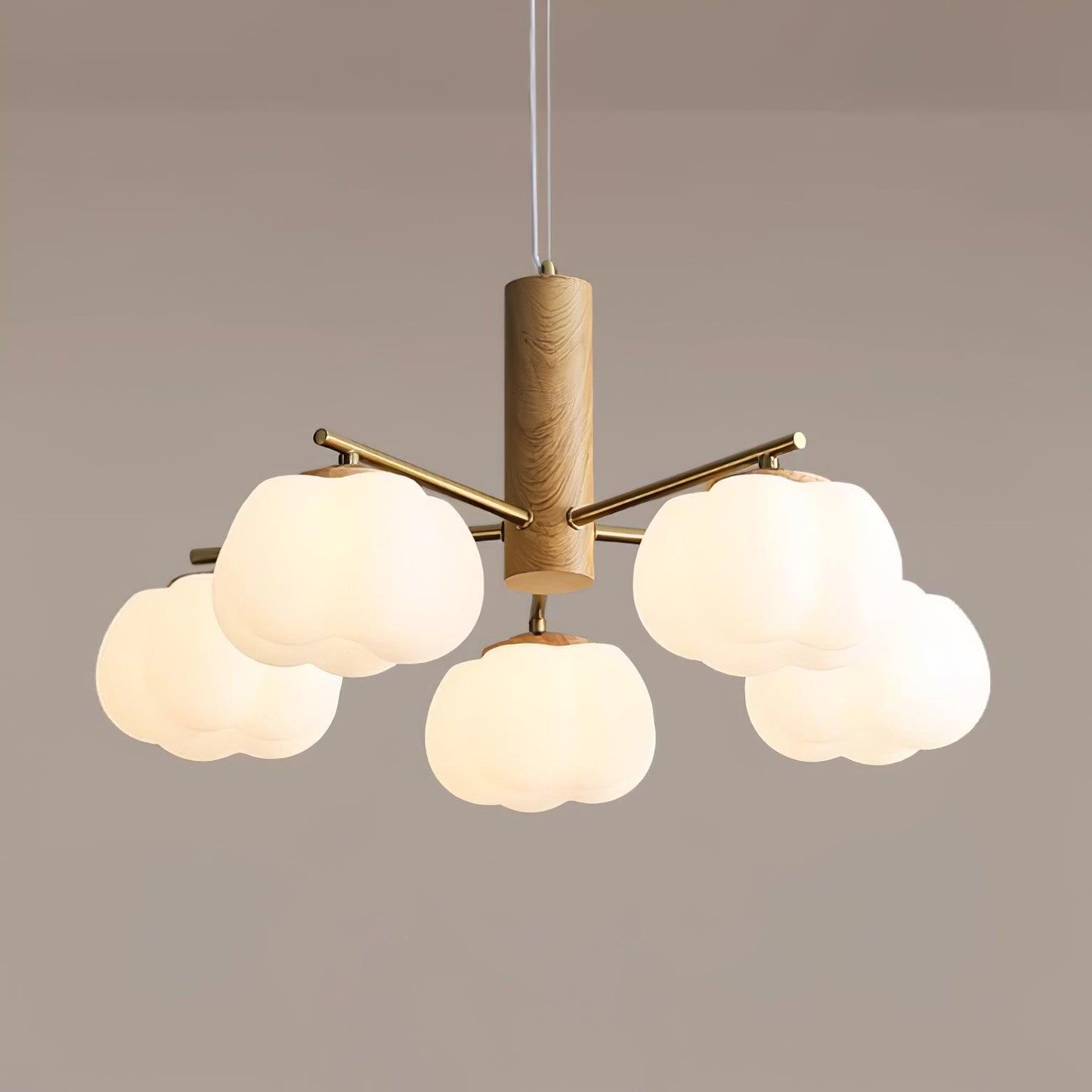 Cotton Balls Chandelier - YIOSI