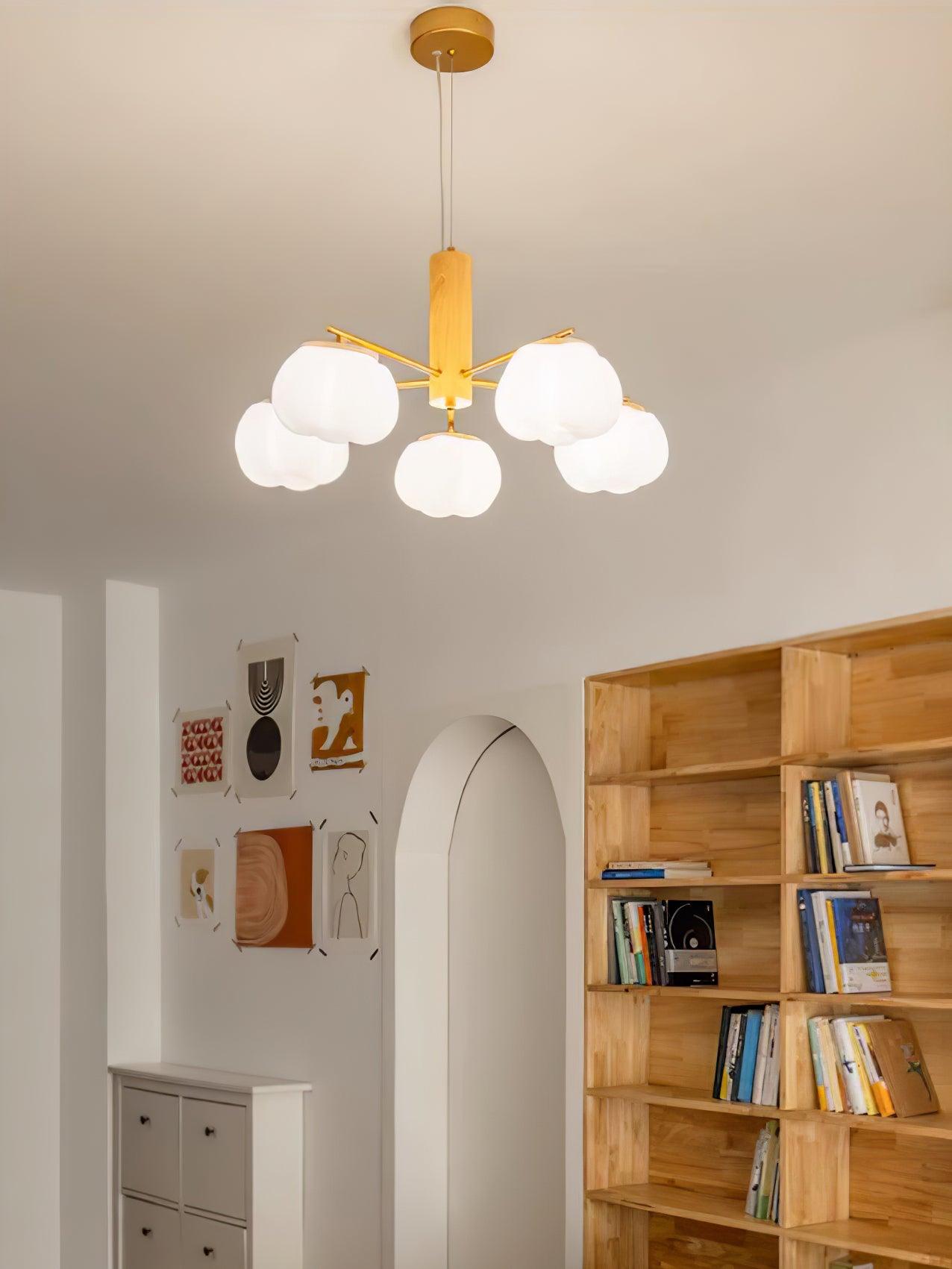 Cotton Balls Chandelier - YIOSI