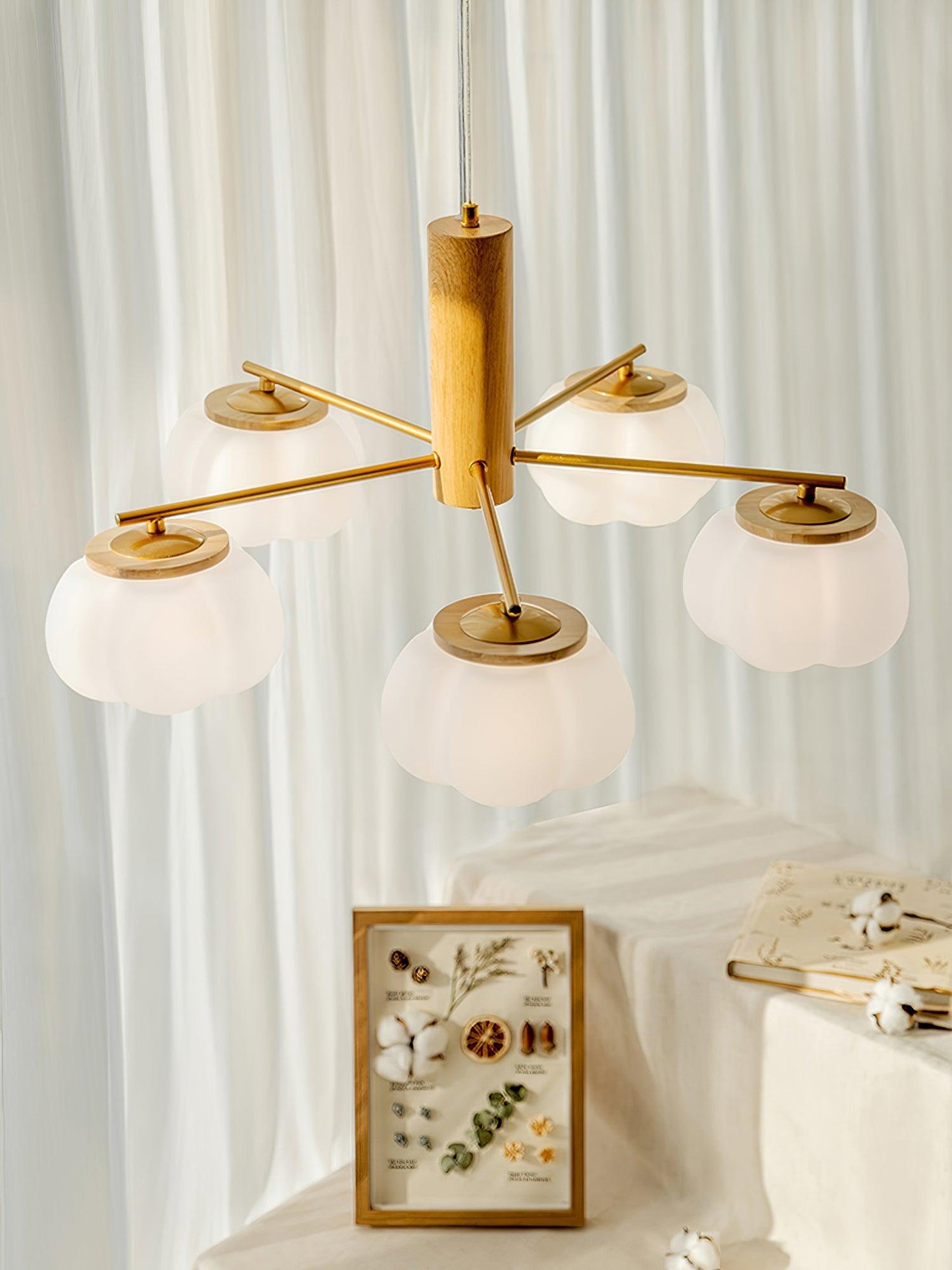 Cotton Balls Chandelier - YIOSI