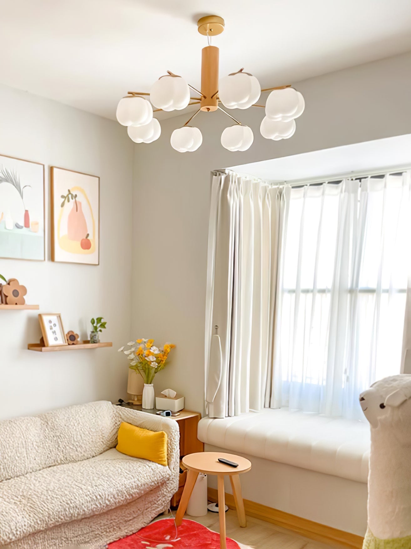 Cotton Balls Chandelier - YIOSI
