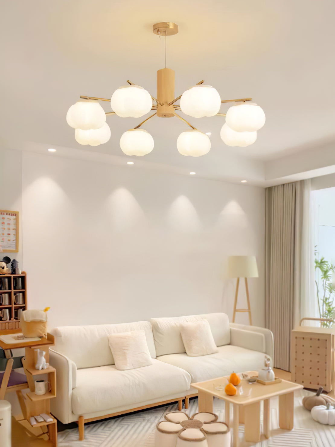 Cotton Balls Chandelier - YIOSI