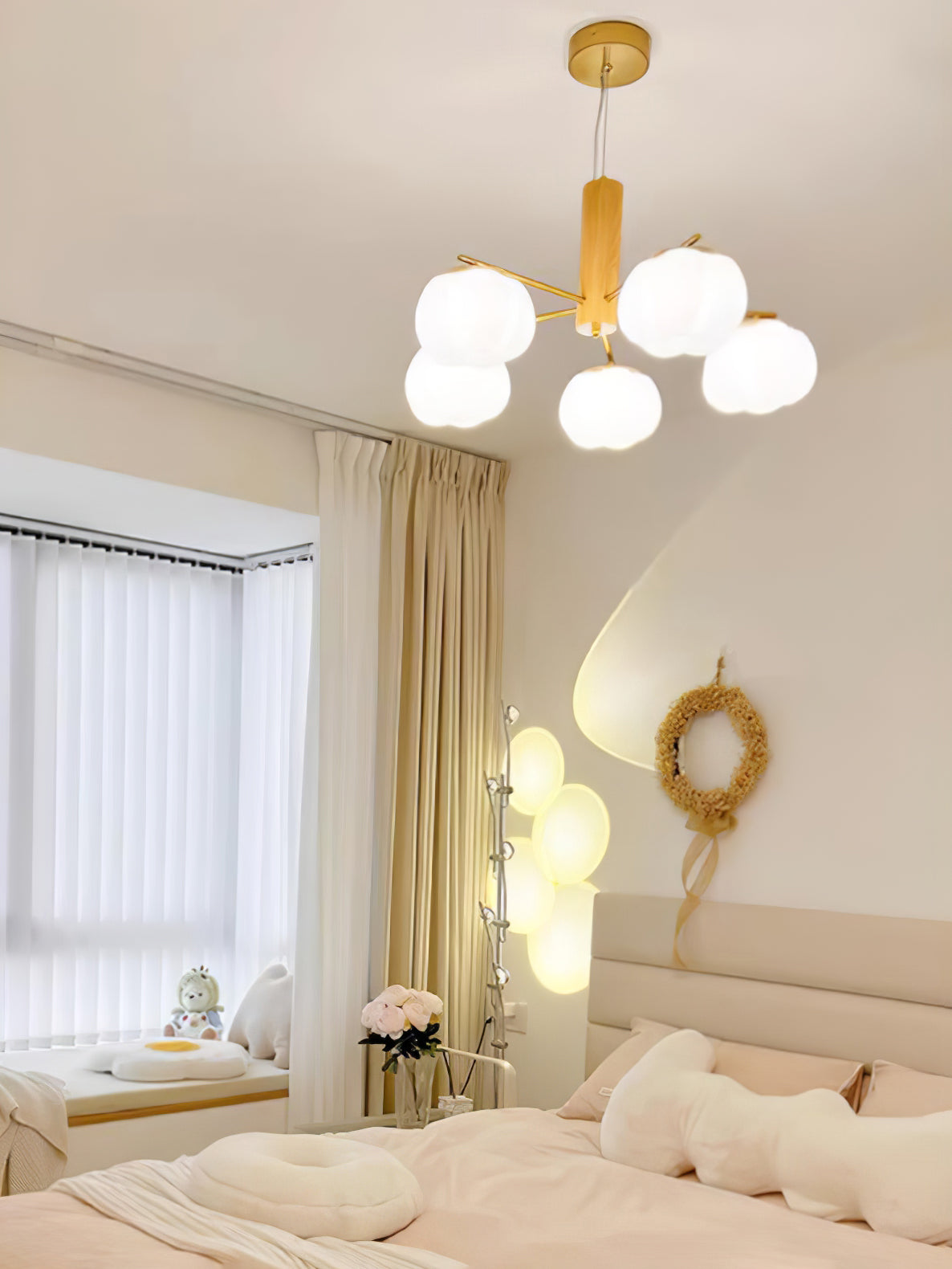 Cotton Balls Chandelier - YIOSI