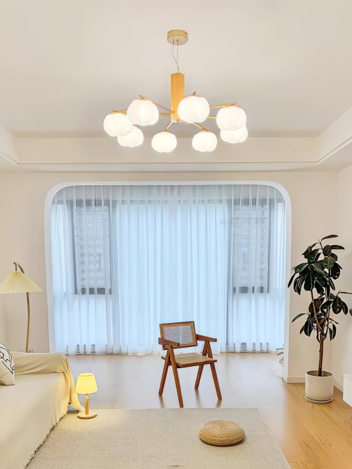 Cotton Balls Chandelier - YIOSI