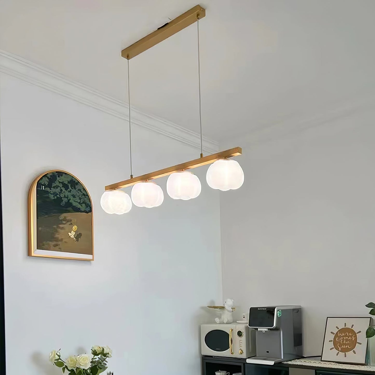 Cotton Balls Chandelier - YIOSI