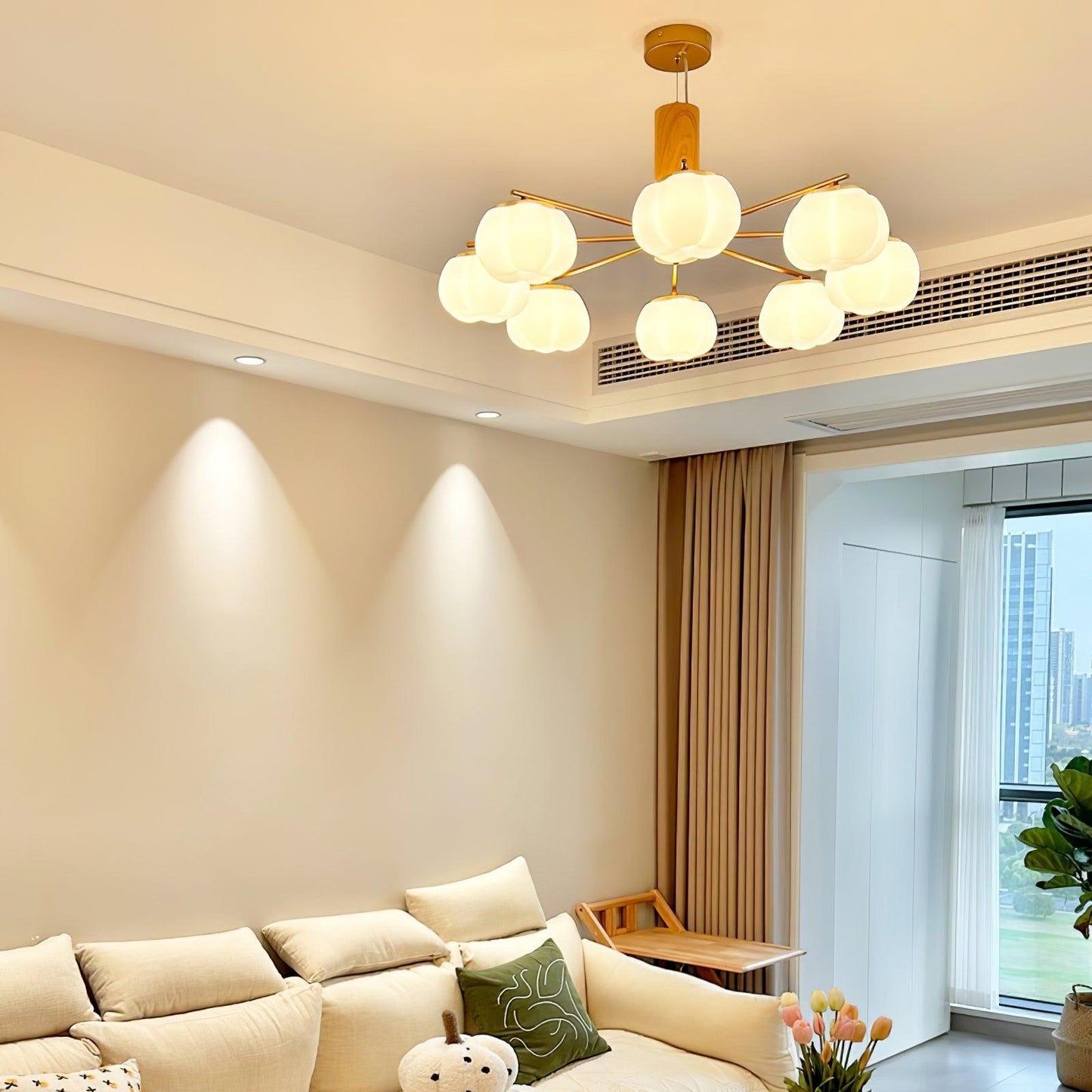 Cotton Balls Chandelier - YIOSI