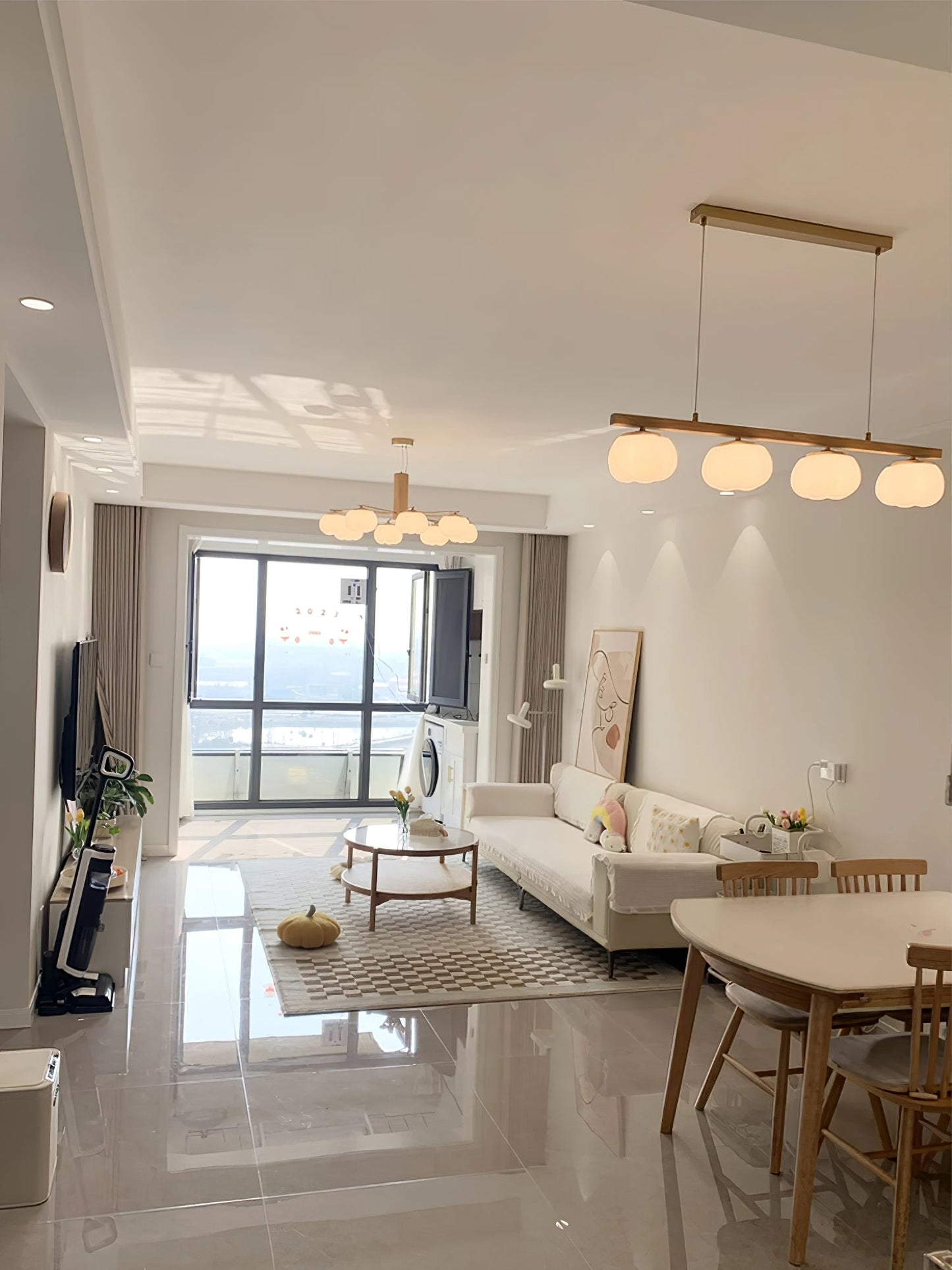 Cotton Balls Chandelier - YIOSI
