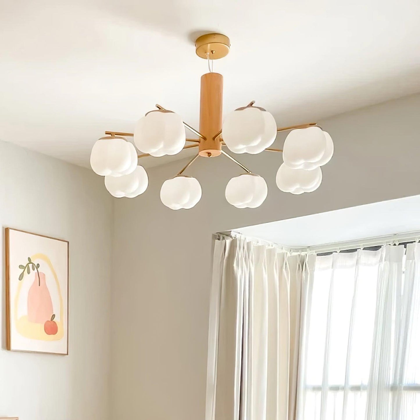Cotton Balls Chandelier - YIOSI