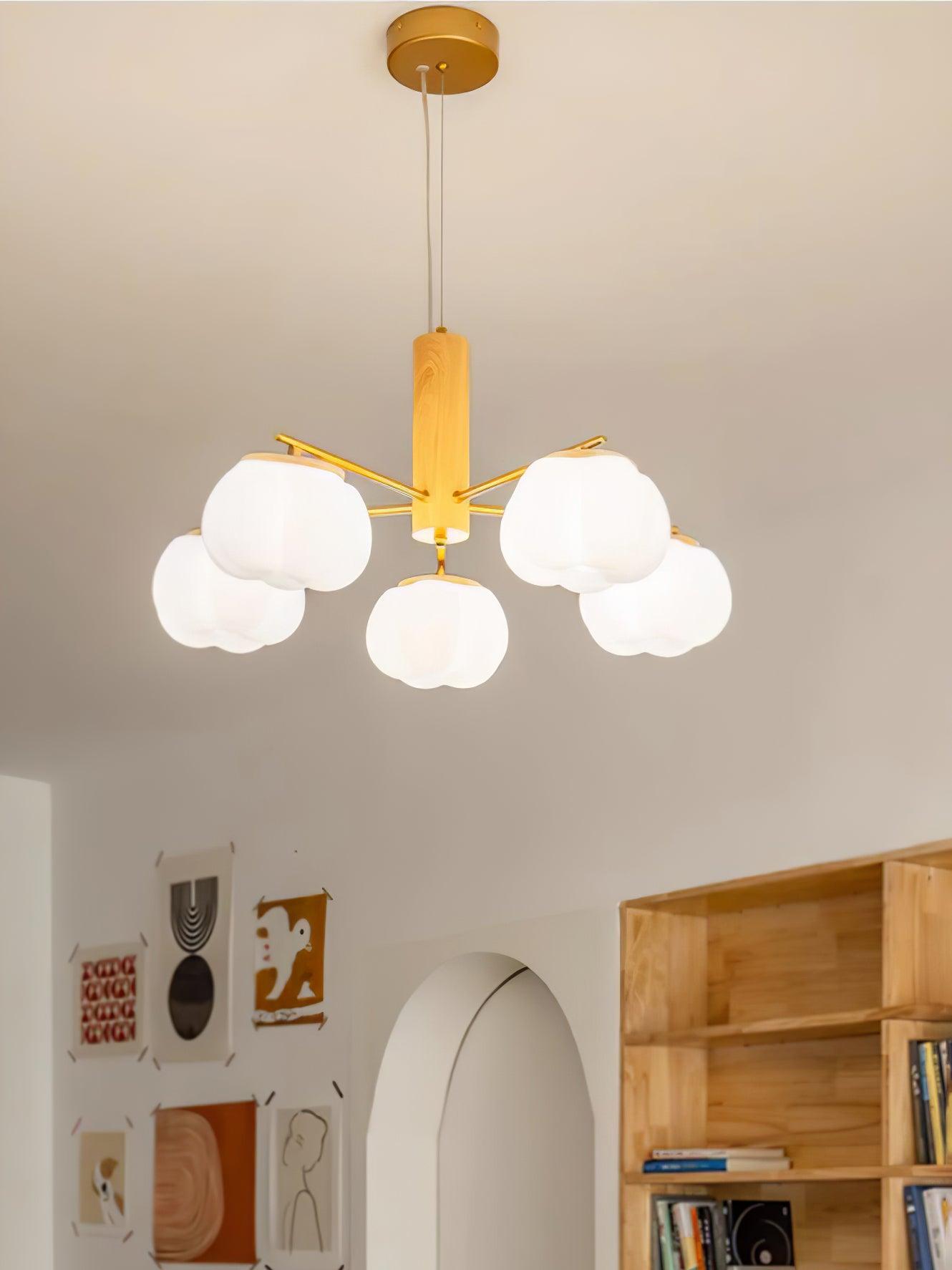 Cotton Balls Chandelier - YIOSI