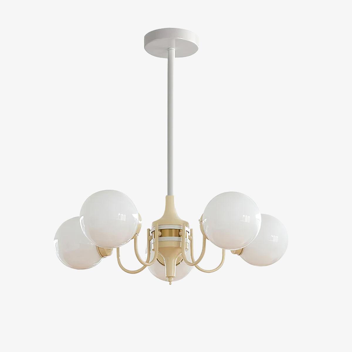 Cream Ball Chandelier - YIOSI