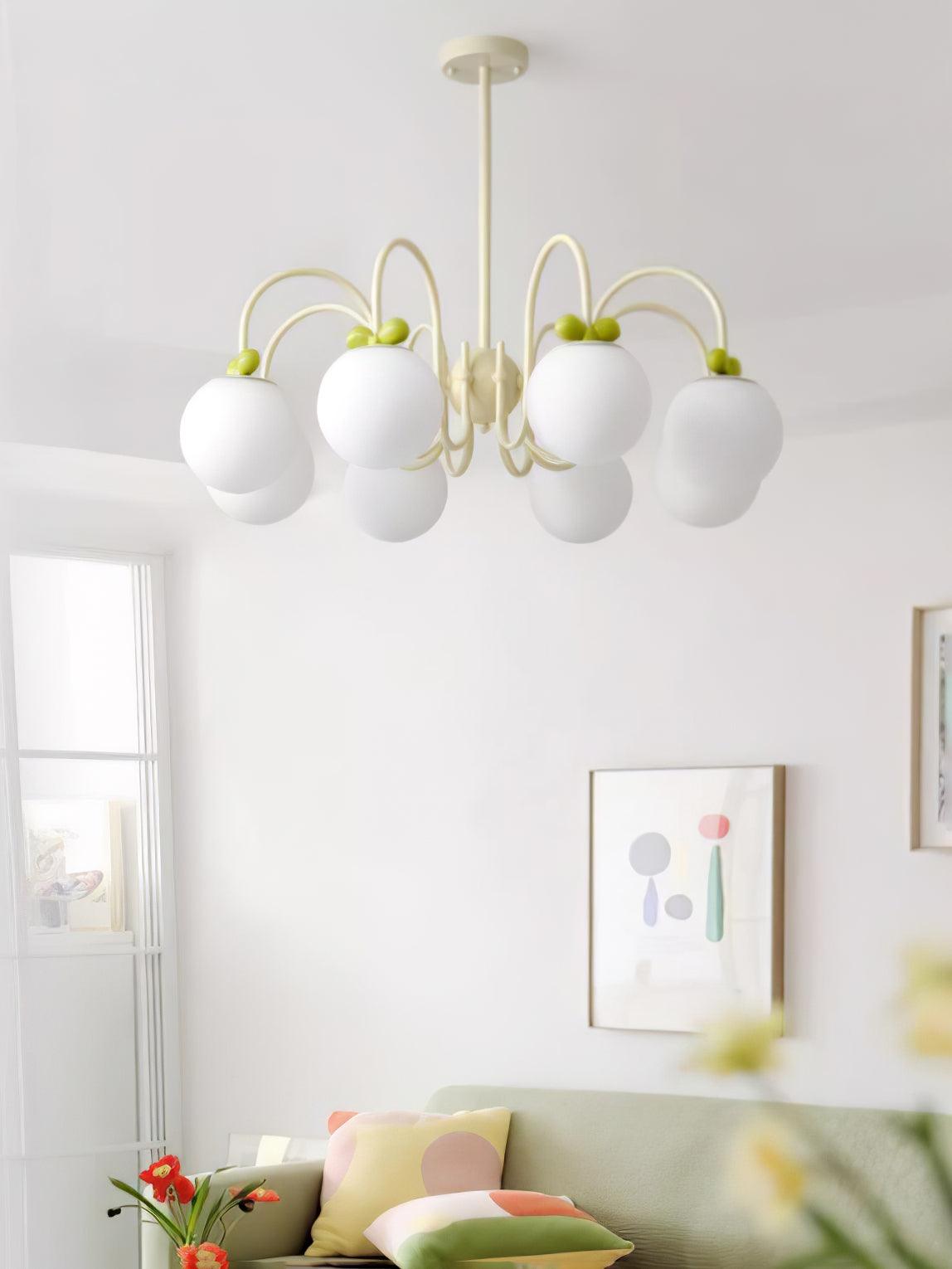 Cream Cherry Chandelier - YIOSI