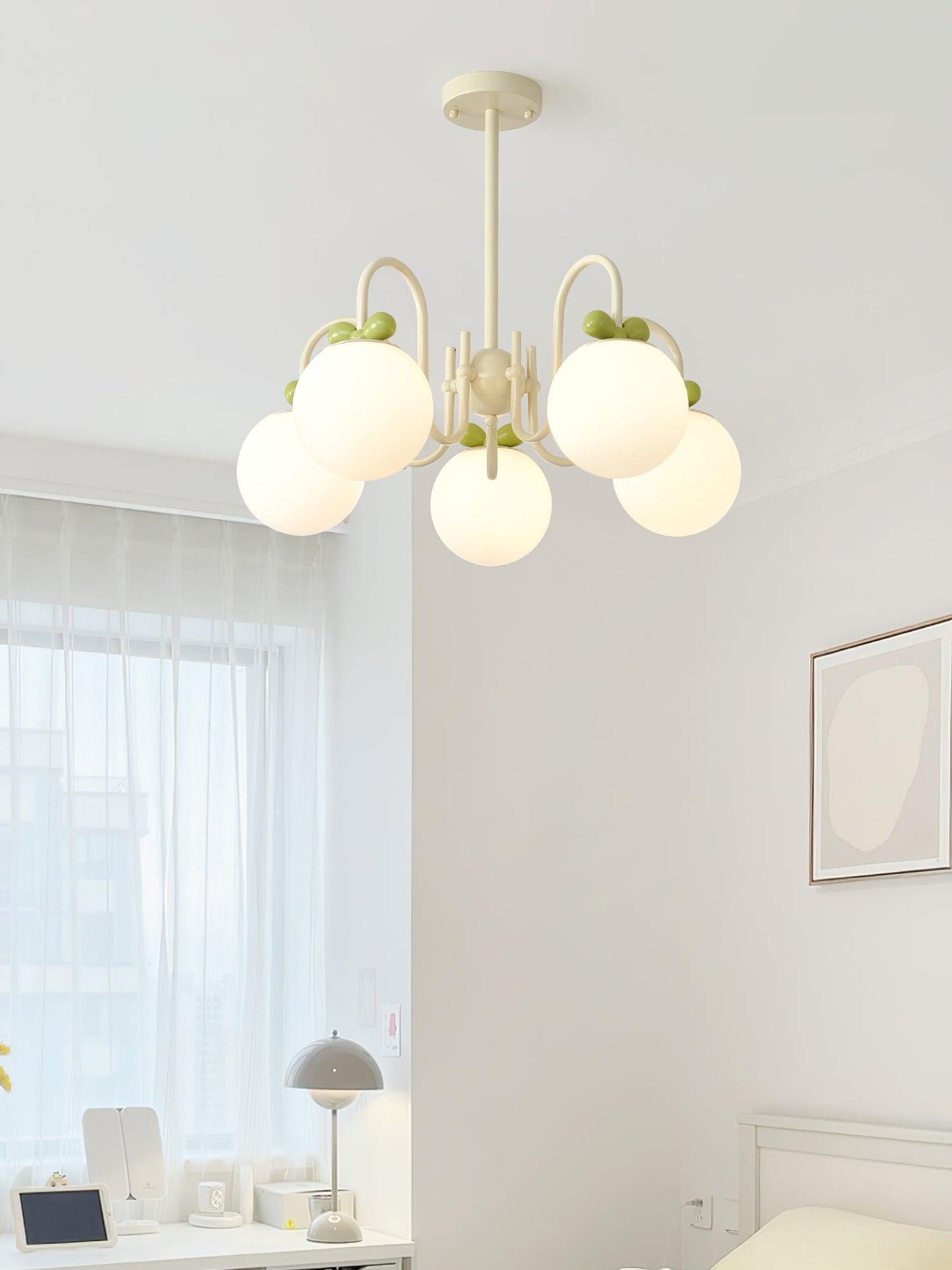 Cream Cherry Chandelier - YIOSI