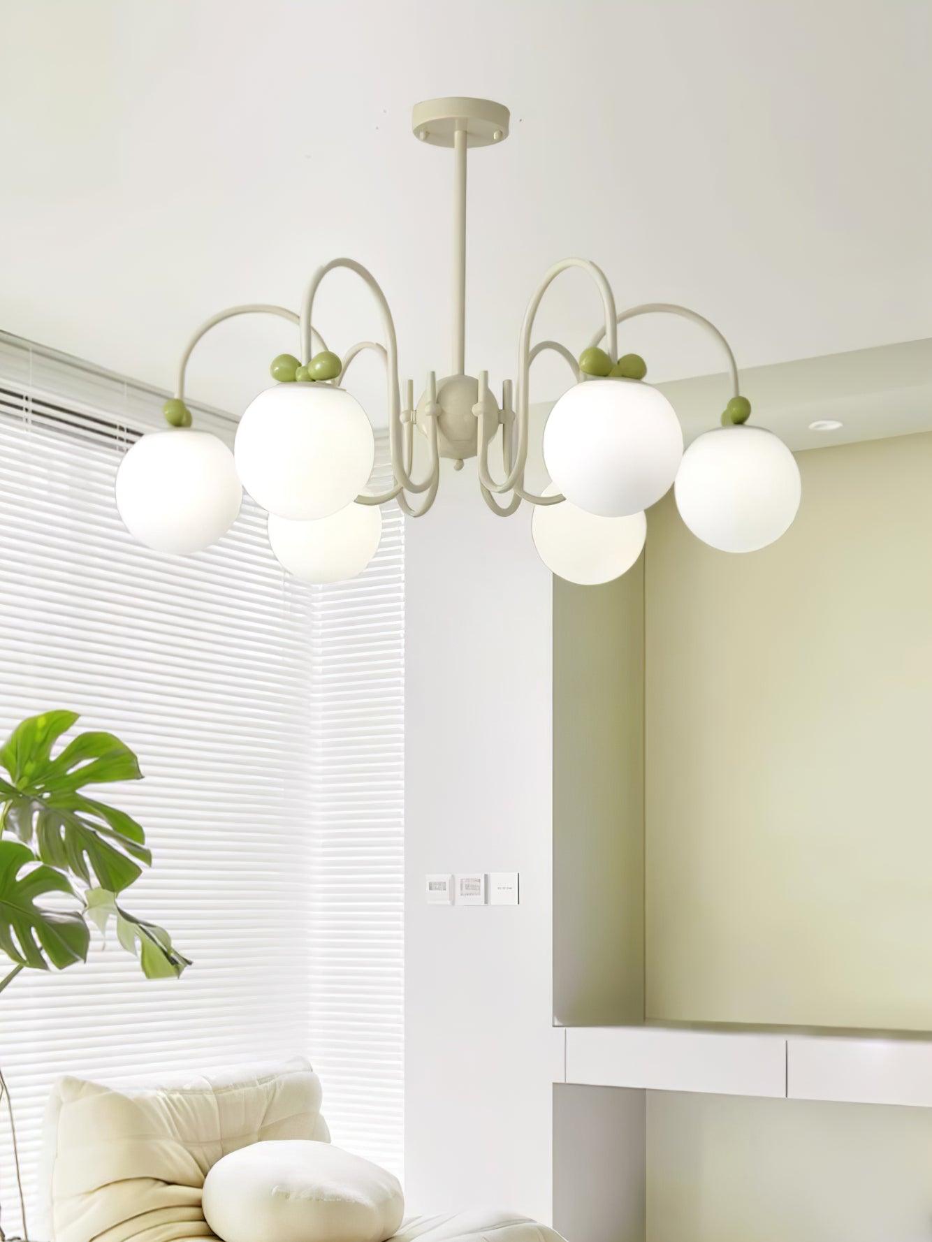 Cream Cherry Chandelier - YIOSI