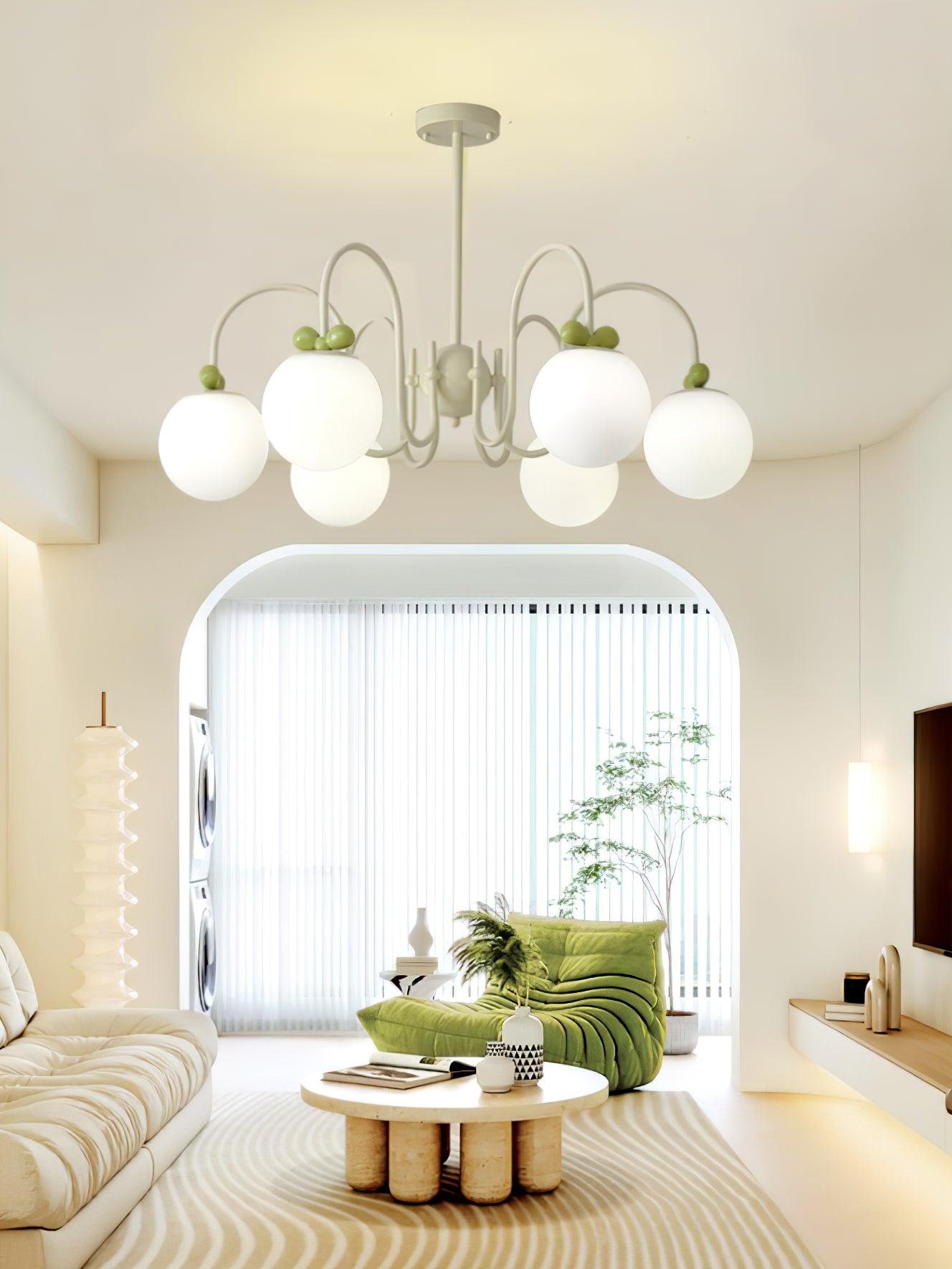 Cream Cherry Chandelier - YIOSI
