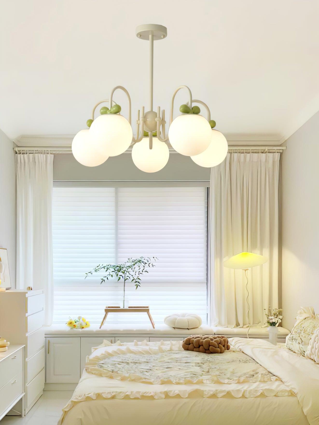 Cream Cherry Chandelier - YIOSI