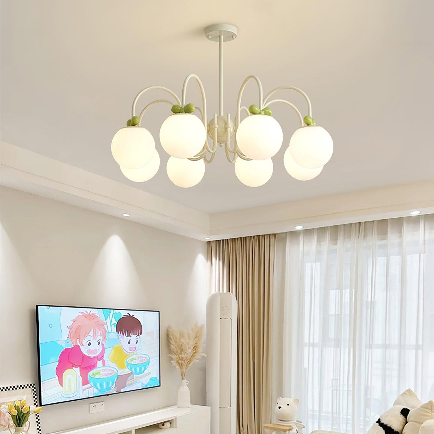 Cream Cherry Chandelier - YIOSI