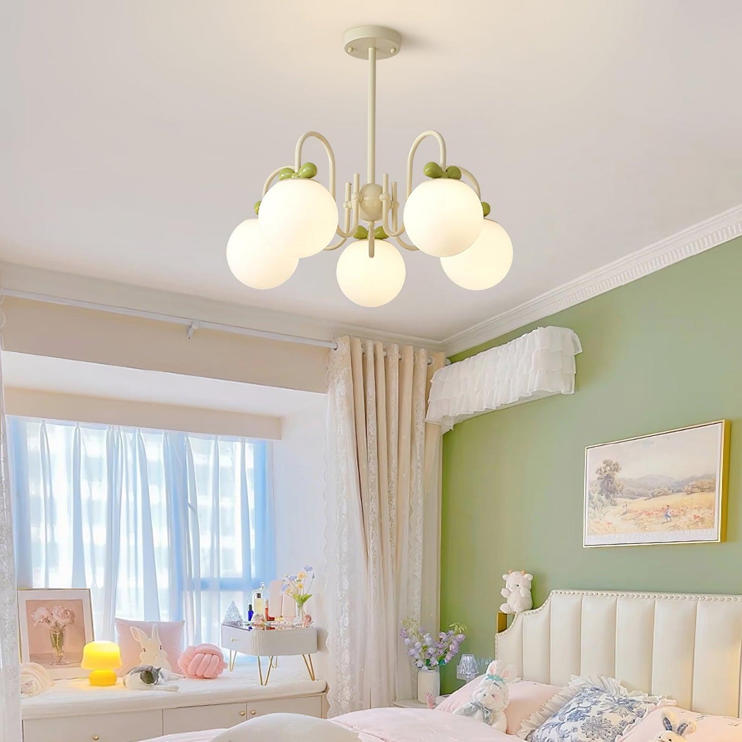 Cream Cherry Chandelier - YIOSI