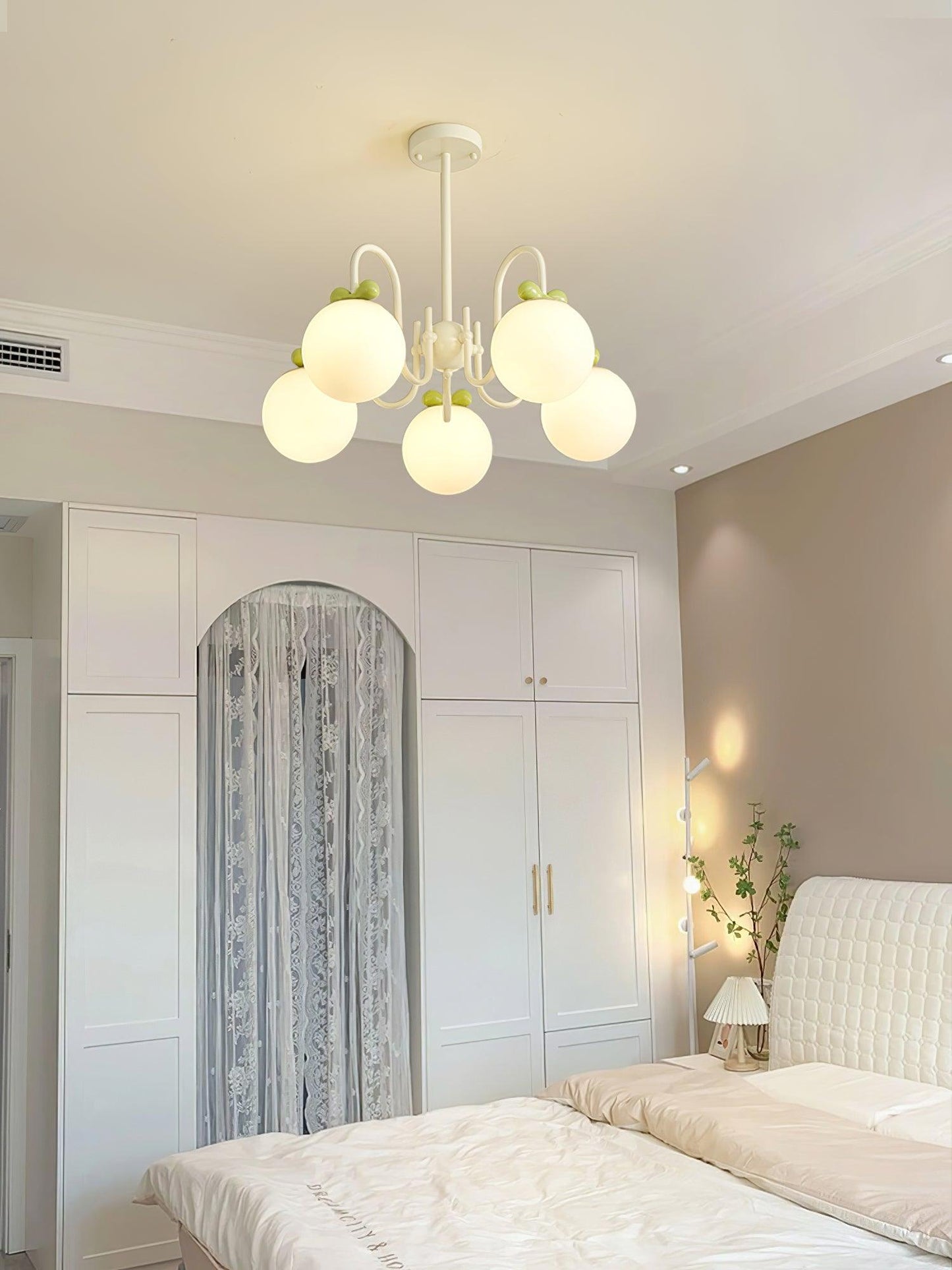 Cream Cherry Chandelier - YIOSI