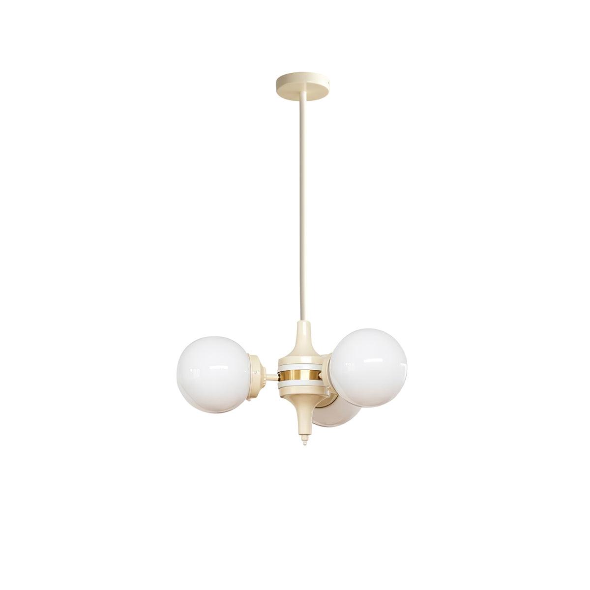 Cream Glass Ball Chandelier - YIOSI