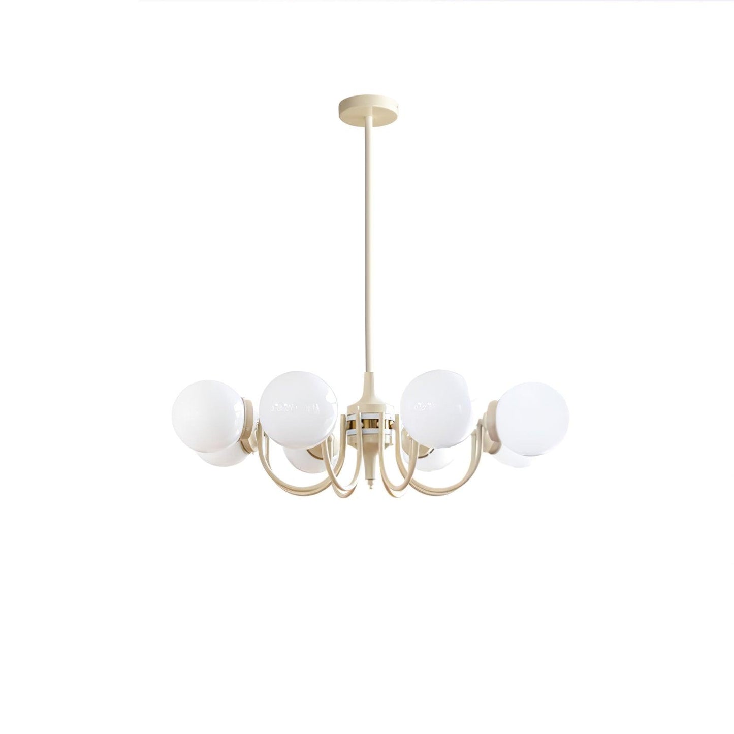 Cream Glass Ball Chandelier - YIOSI