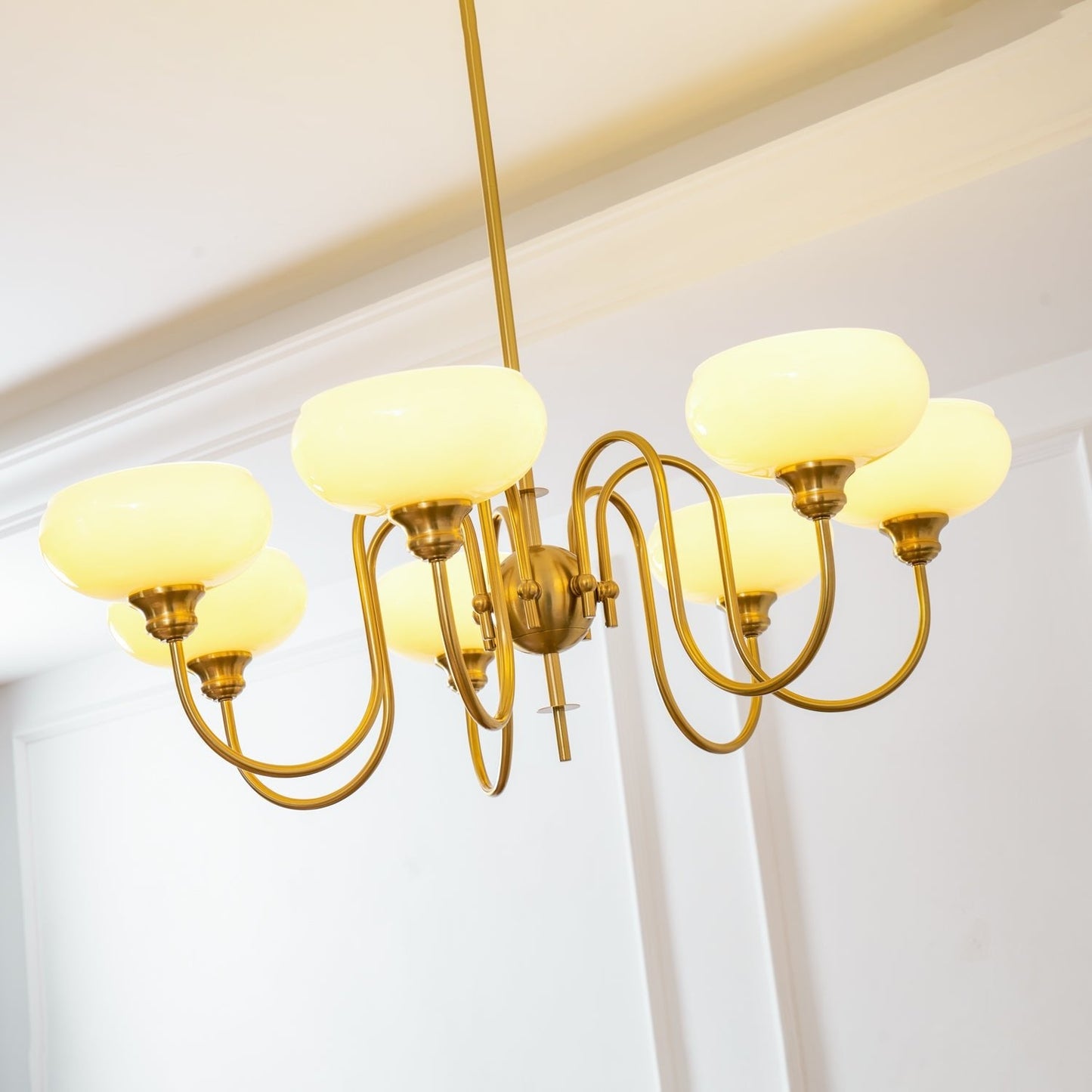 Creamy Persimmon Chandelier - YIOSI