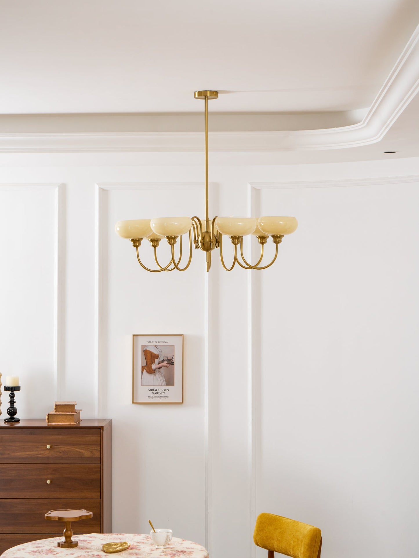 Creamy Persimmon Chandelier - YIOSI