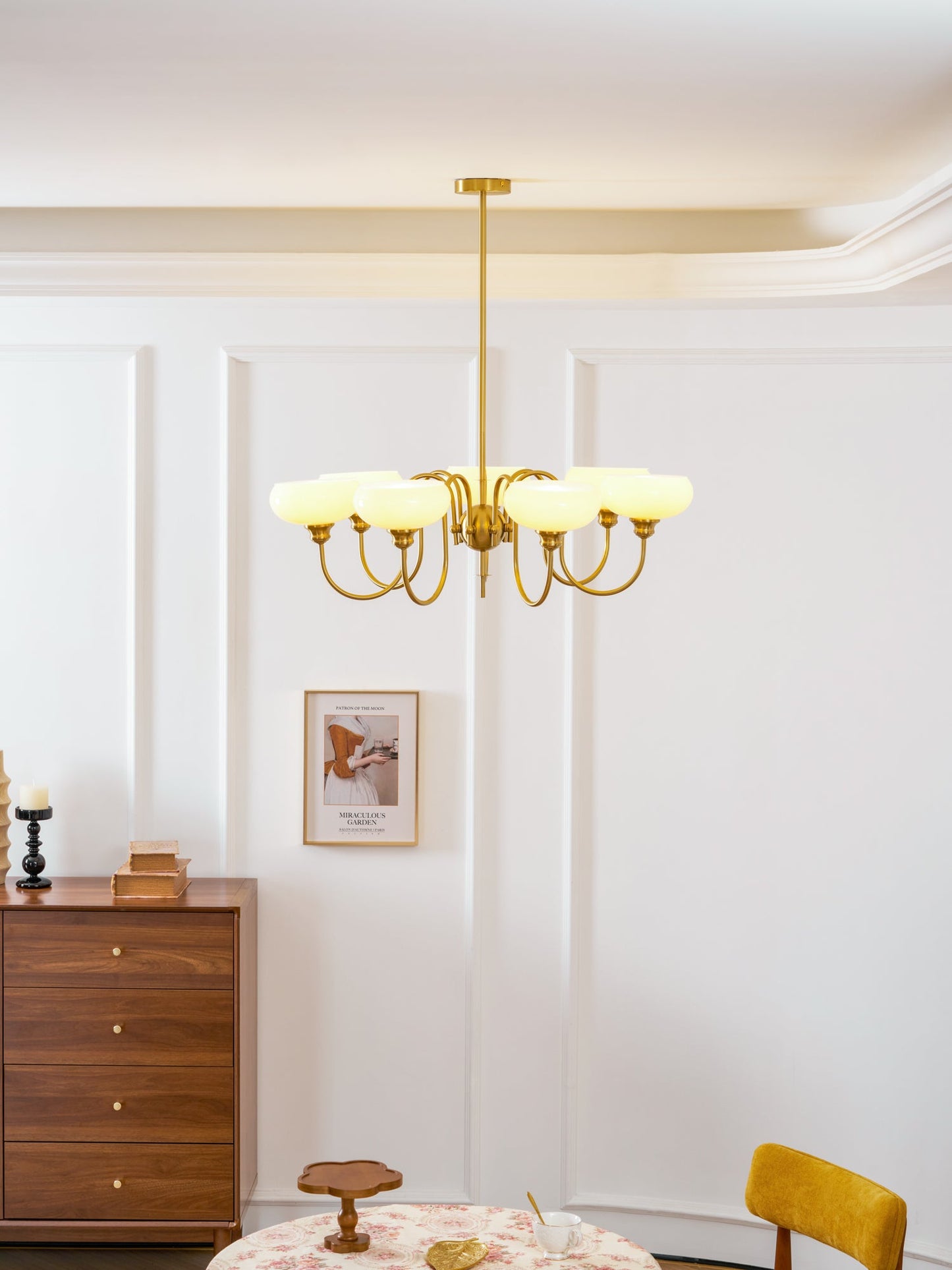 Creamy Persimmon Chandelier - YIOSI