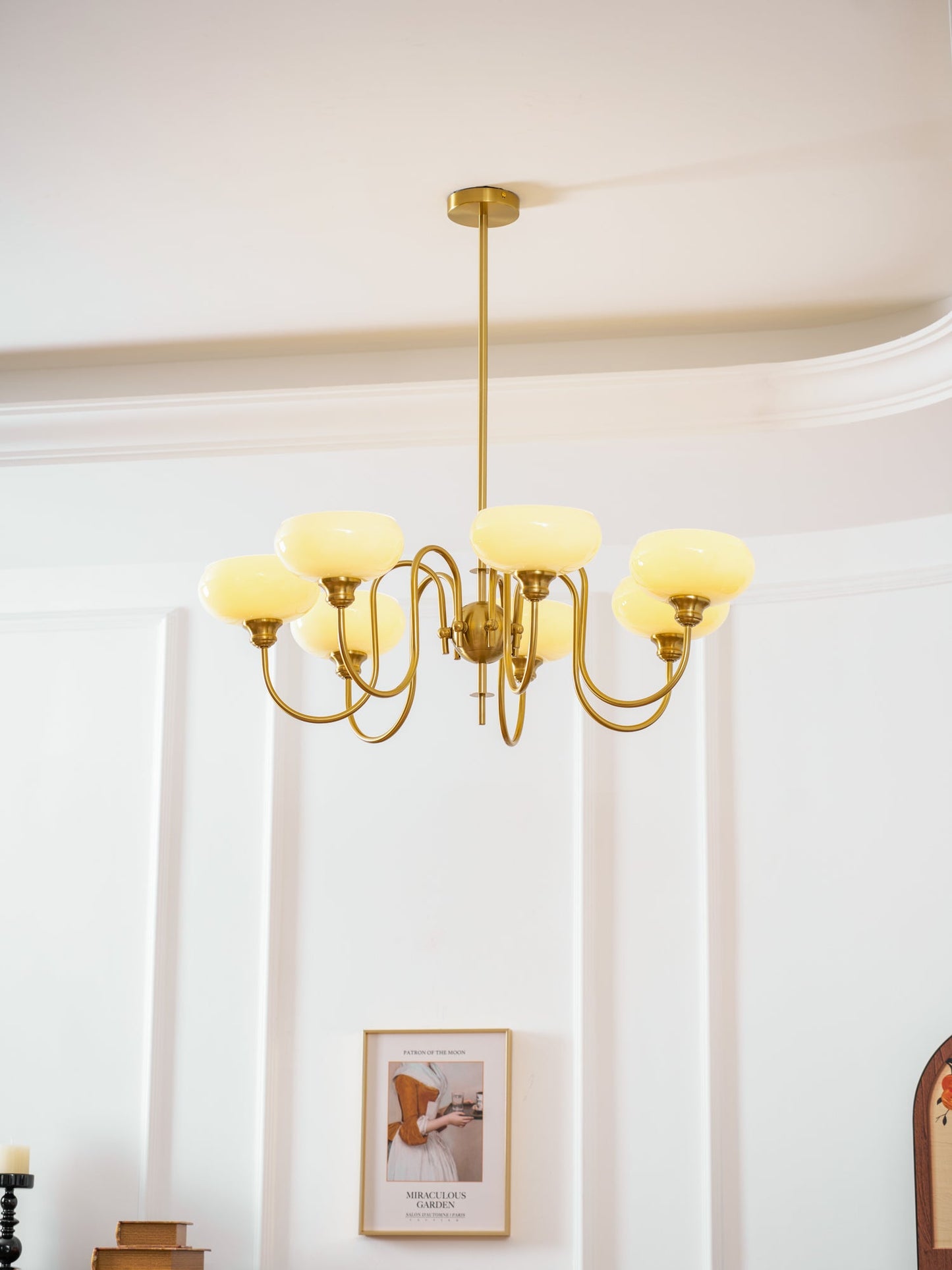 Creamy Persimmon Chandelier - YIOSI