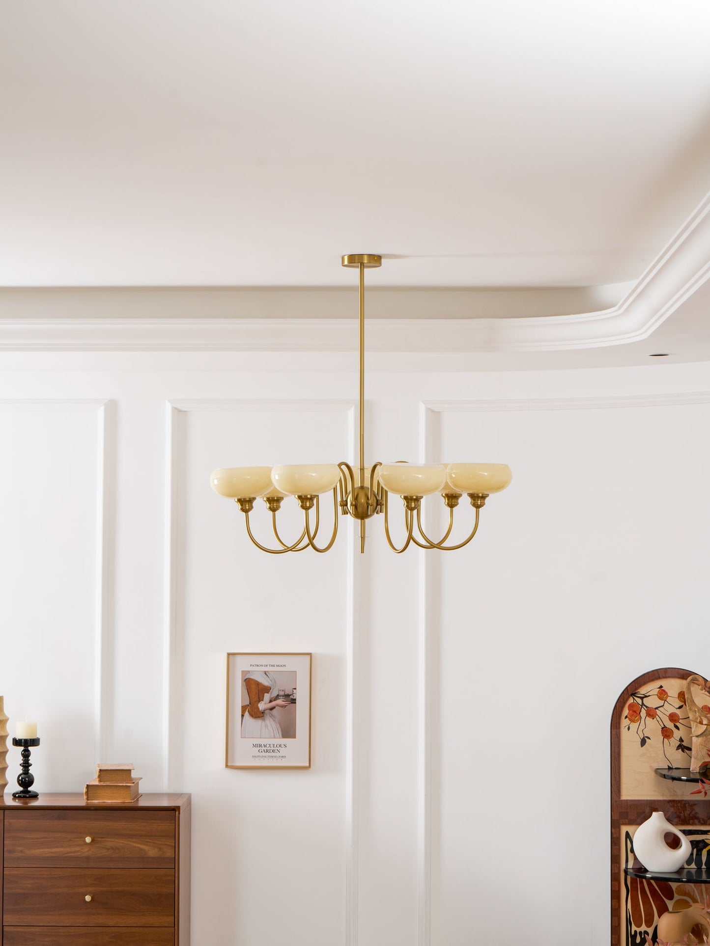 Creamy Persimmon Chandelier - YIOSI