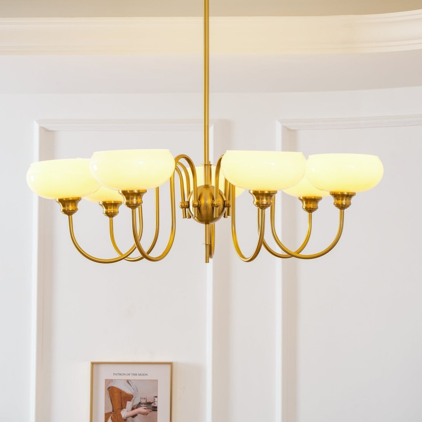 Creamy Persimmon Chandelier - YIOSI