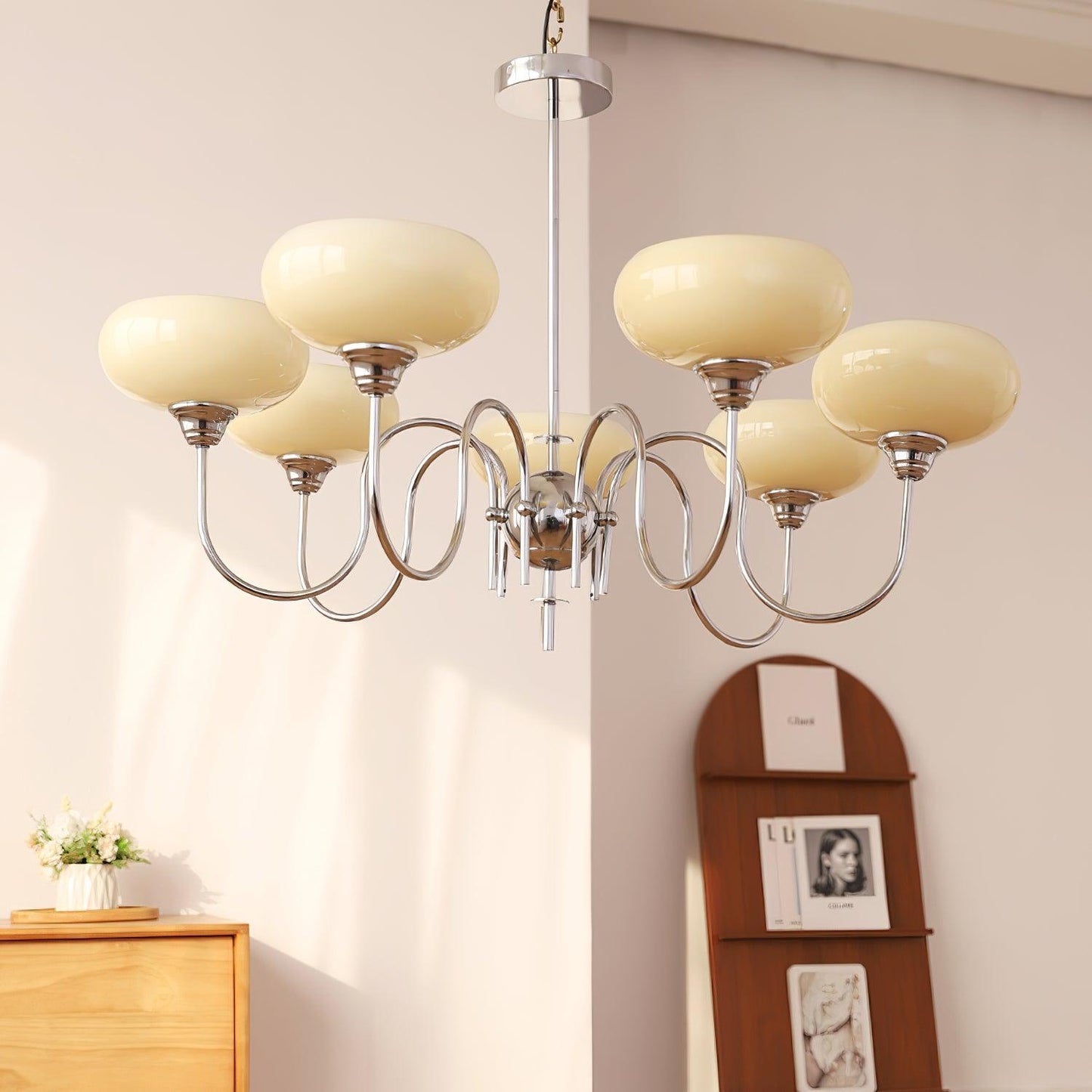 Creamy Persimmon Chandelier - YIOSI