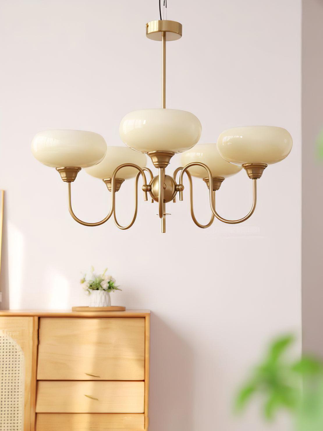 Creamy Persimmon Chandelier - YIOSI