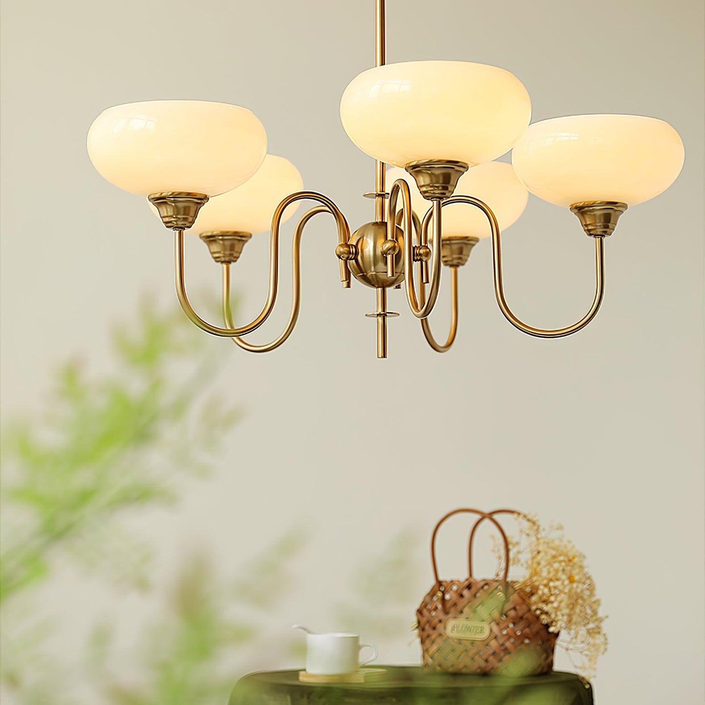 Creamy Persimmon Chandelier - YIOSI