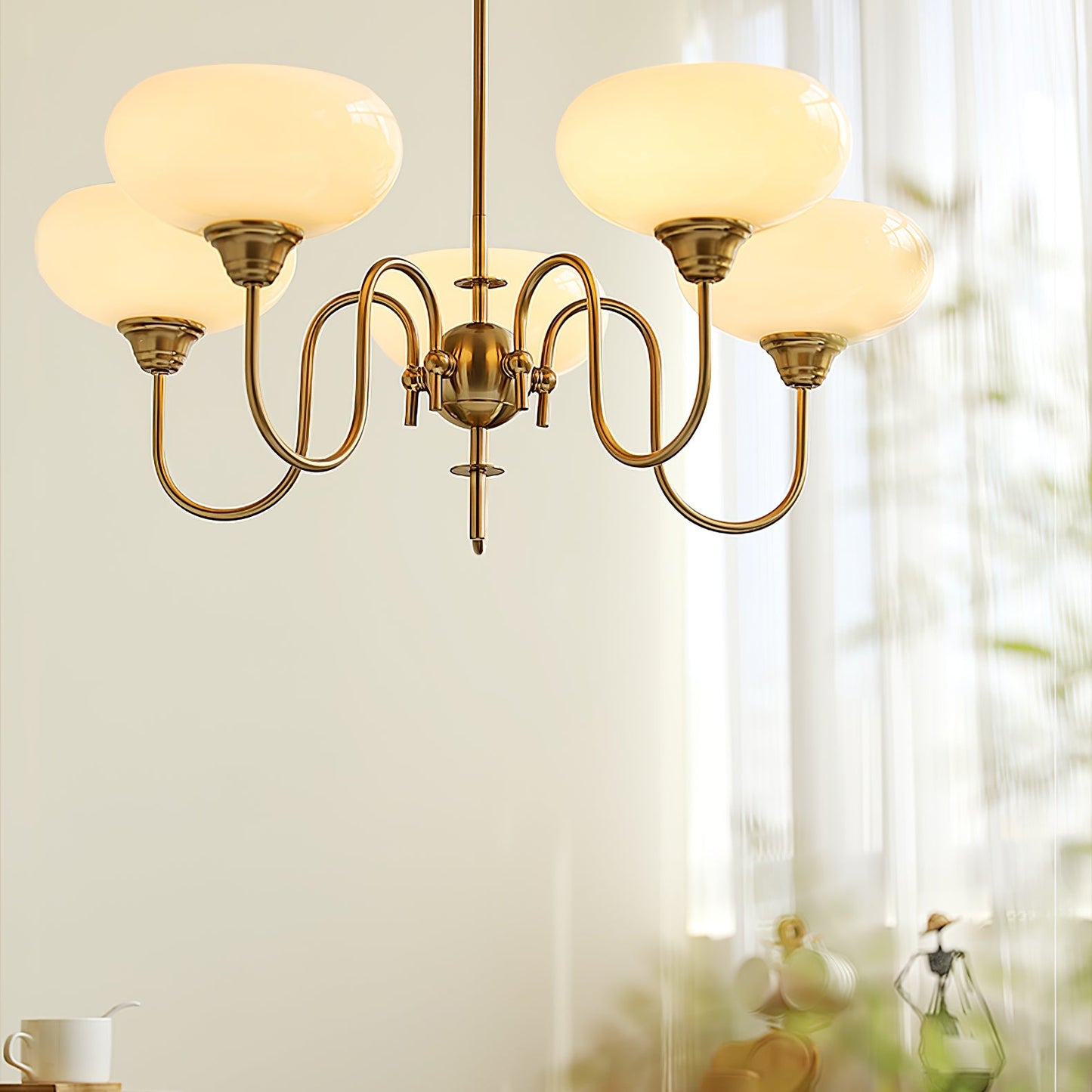 Creamy Persimmon Chandelier - YIOSI