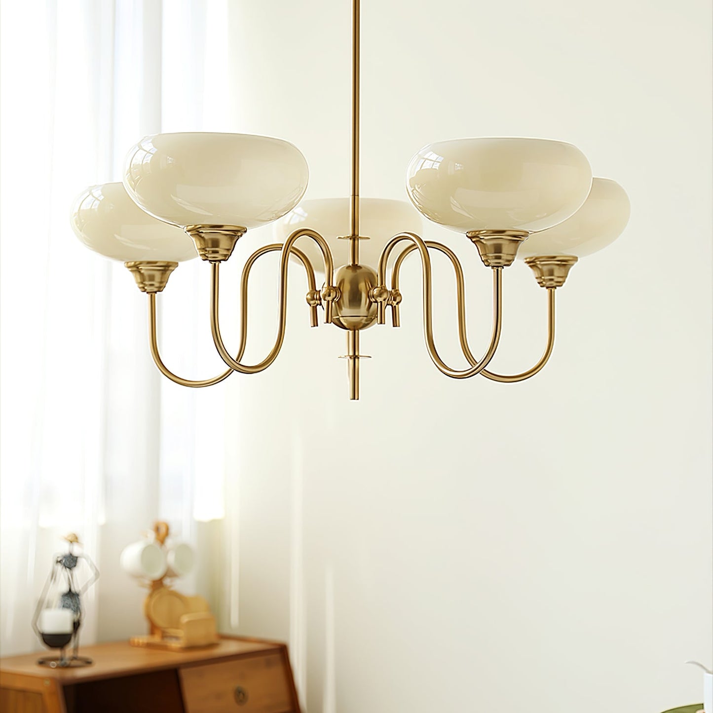 Creamy Persimmon Chandelier - YIOSI