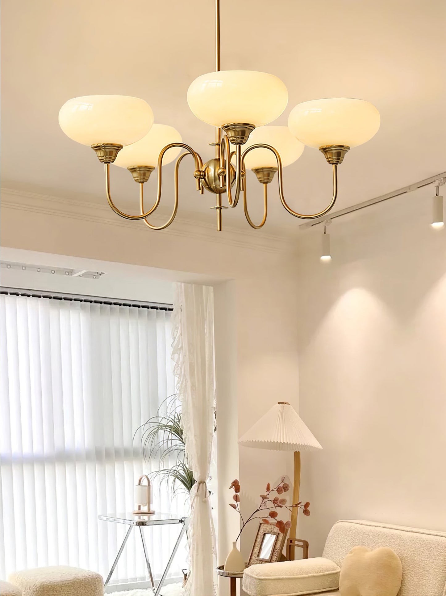 Creamy Persimmon Chandelier - YIOSI