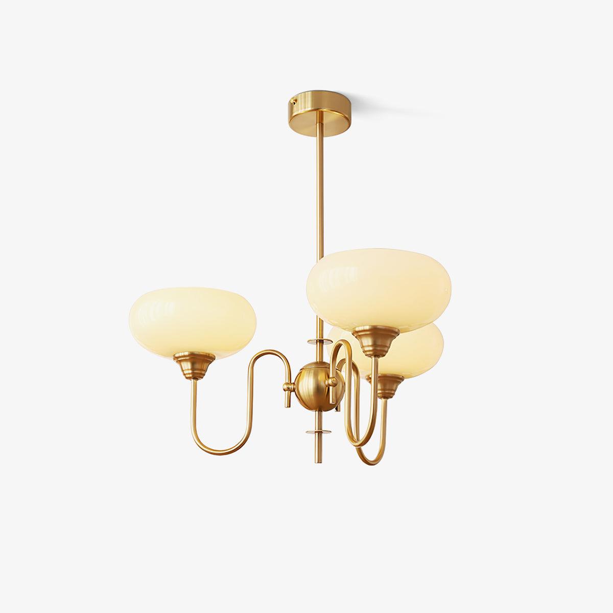 Creamy Persimmon Chandelier - YIOSI