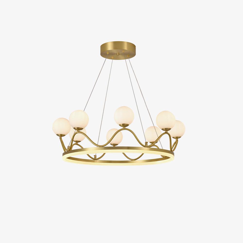 Crown Brass Chandelier - YIOSI
