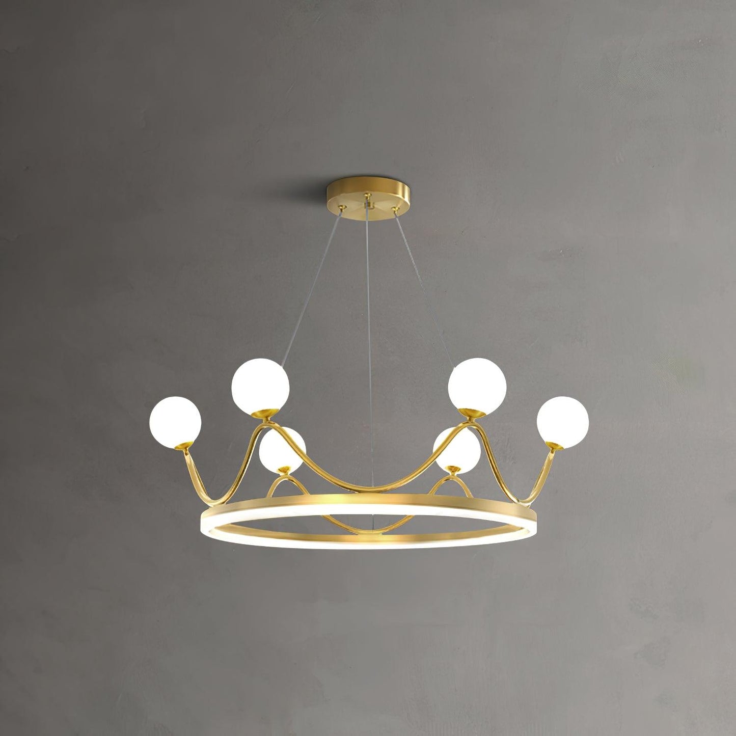 Crown Brass Chandelier - YIOSI