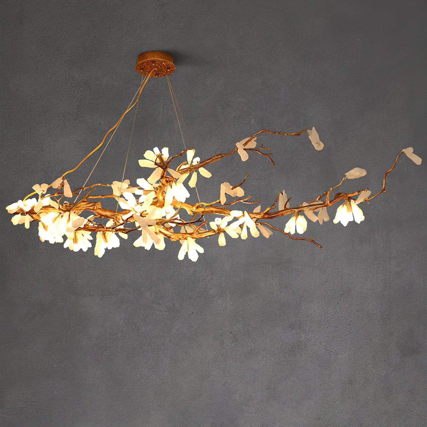 Crushed Natural Stone Chandelier - YIOSI