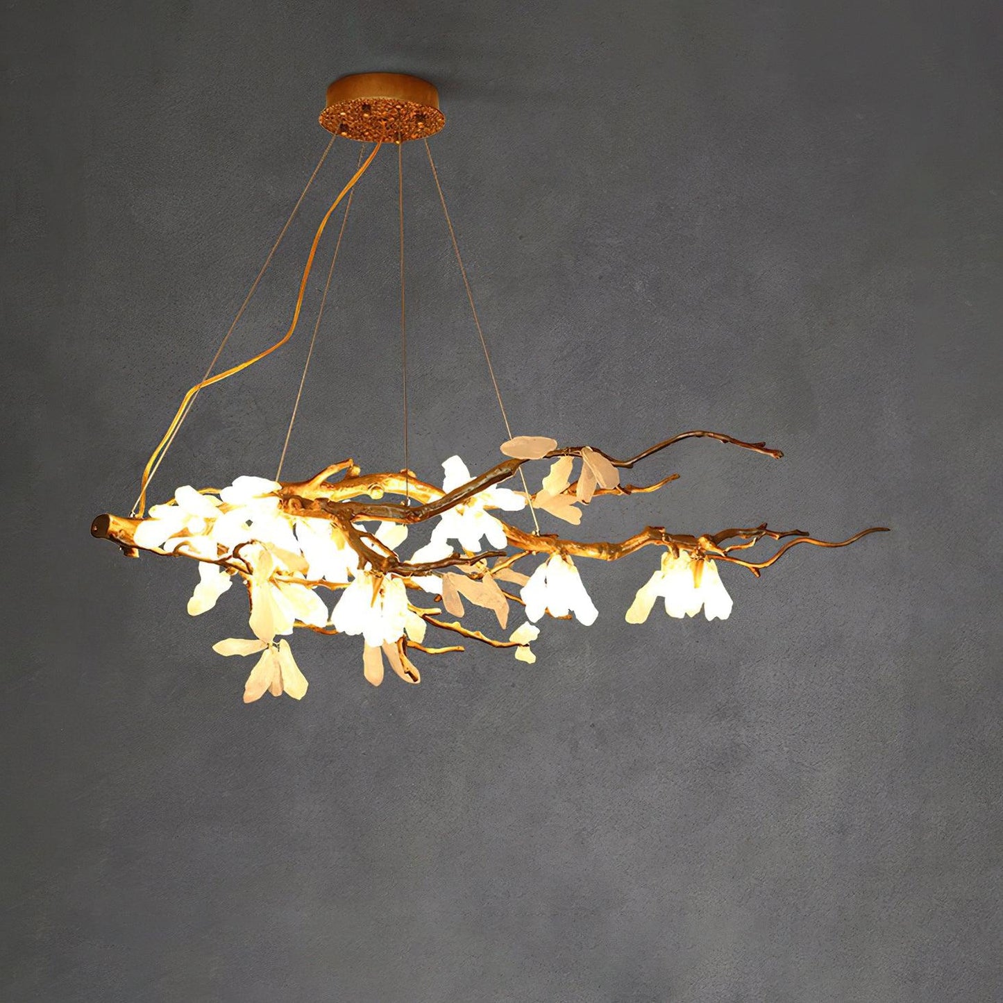 Crushed Natural Stone Chandelier - YIOSI