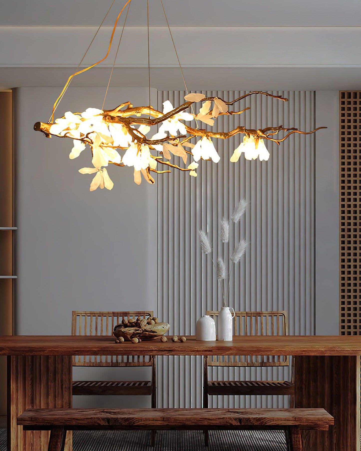 Crushed Natural Stone Chandelier - YIOSI